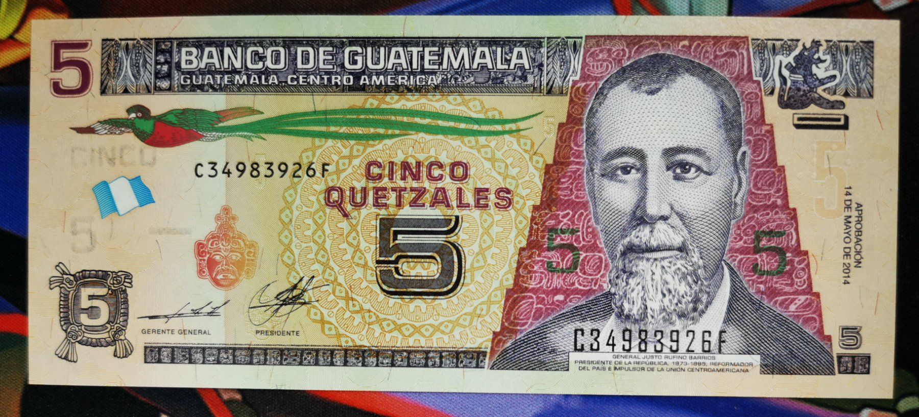 Banconote: Guatemala 5 Quetzales UNC – Nuovo (secondo la descrizione) da Cousset venduto da Patricio77