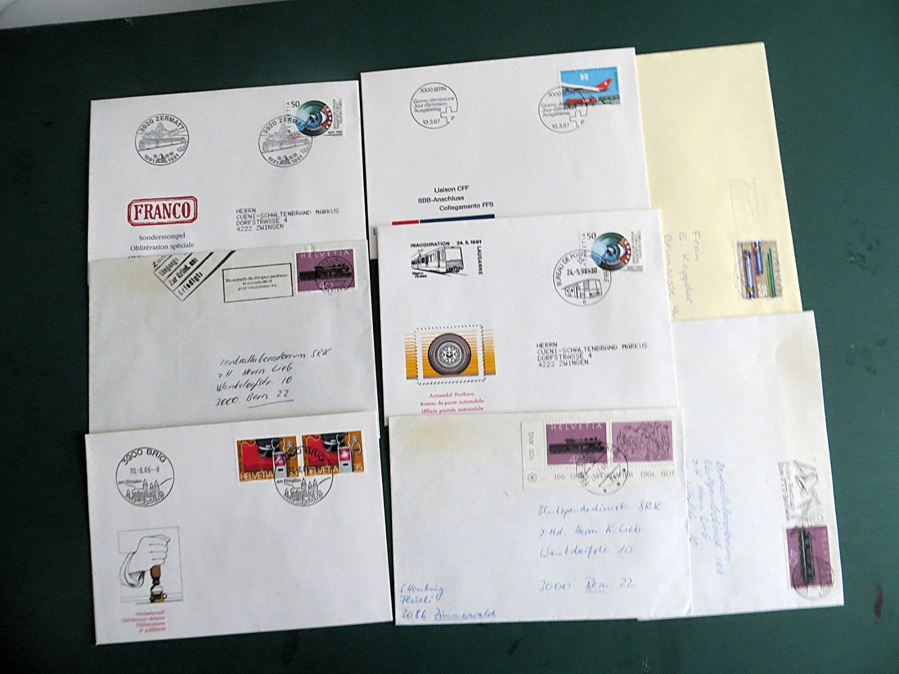 Tutti i francobolli: Briefmarken + FDC – Usato da Zwingen venduto da Hemafa 6