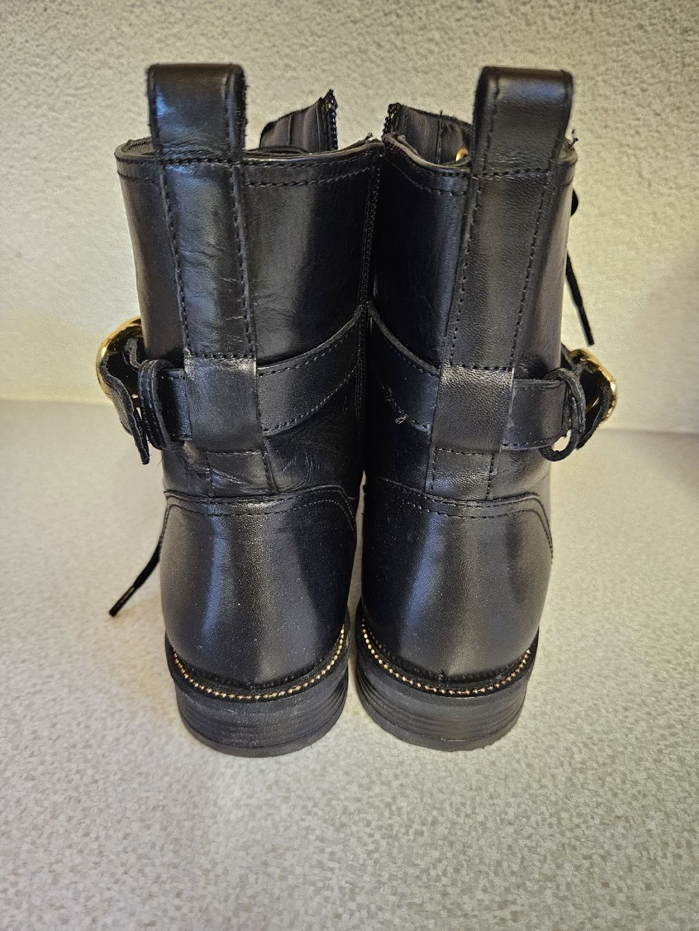 Damenschuhe: Venturini Stiefeletten + RS Leder schwarz Gr. 38 – Gebraucht aus Urdorf von Colina 4