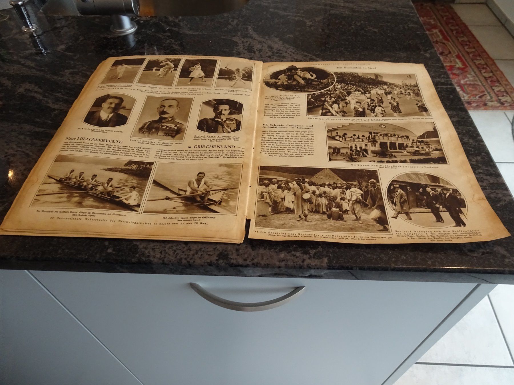 Revues & Magazines: Schweizer Illustrierte Zeitung"  Vom 2.Juli1925 Über 100 Jah – D'occasion à Zürich par Roulet 6