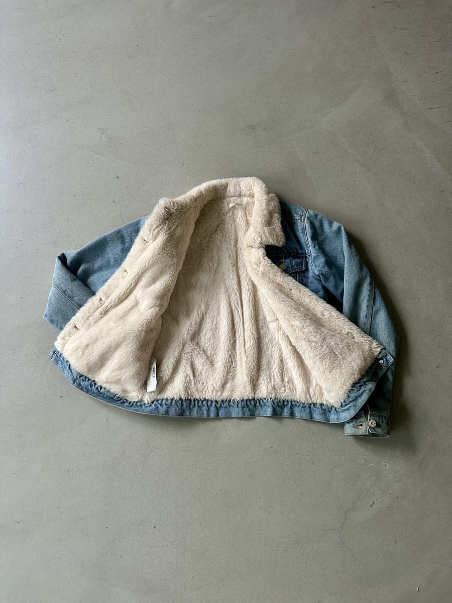 Mango Giacche: Jeansjacke mit Fell Grösse S – Usato da Zürich venduto da Emil0608 2