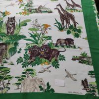 Designer Seide Foulard Rani Arabella 1x1.30m Jungle Panel