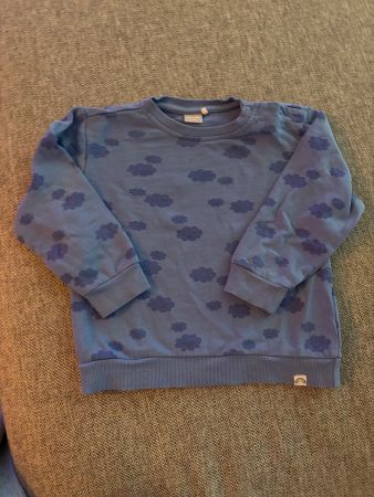 Blauer Pulli mit Wolkenprint Gr. 98/104 von Smile