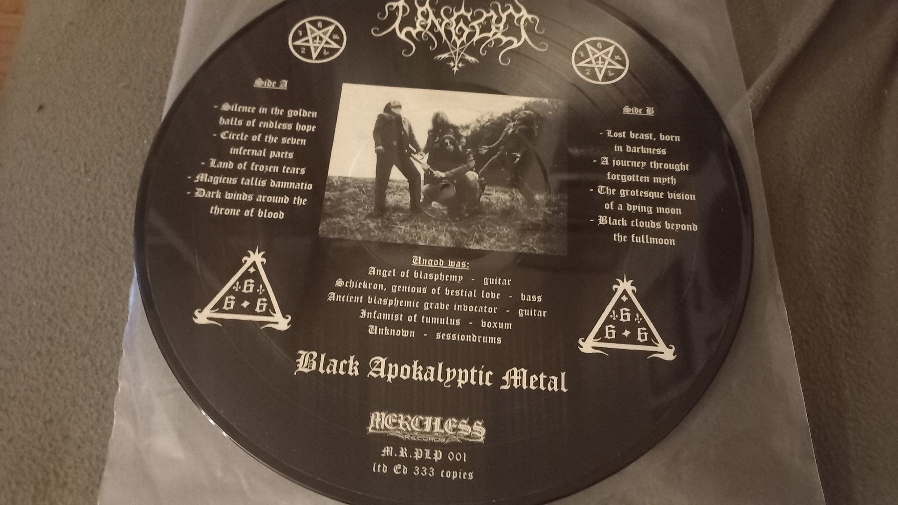 Ungod-Circle of the..Picture Lp Vinyl BLACK METAL Classic (Gebraucht ...