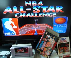 SNES: - NBA All Star Challenge, Boîte + Notice incluses