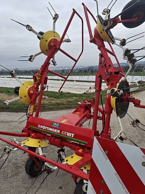 Pöttinger Raccolta foraggio grezzo: Kreiselheuer Pöttinger Eurohit 61N – Usato da Aristau venduto da johndeere7810 3