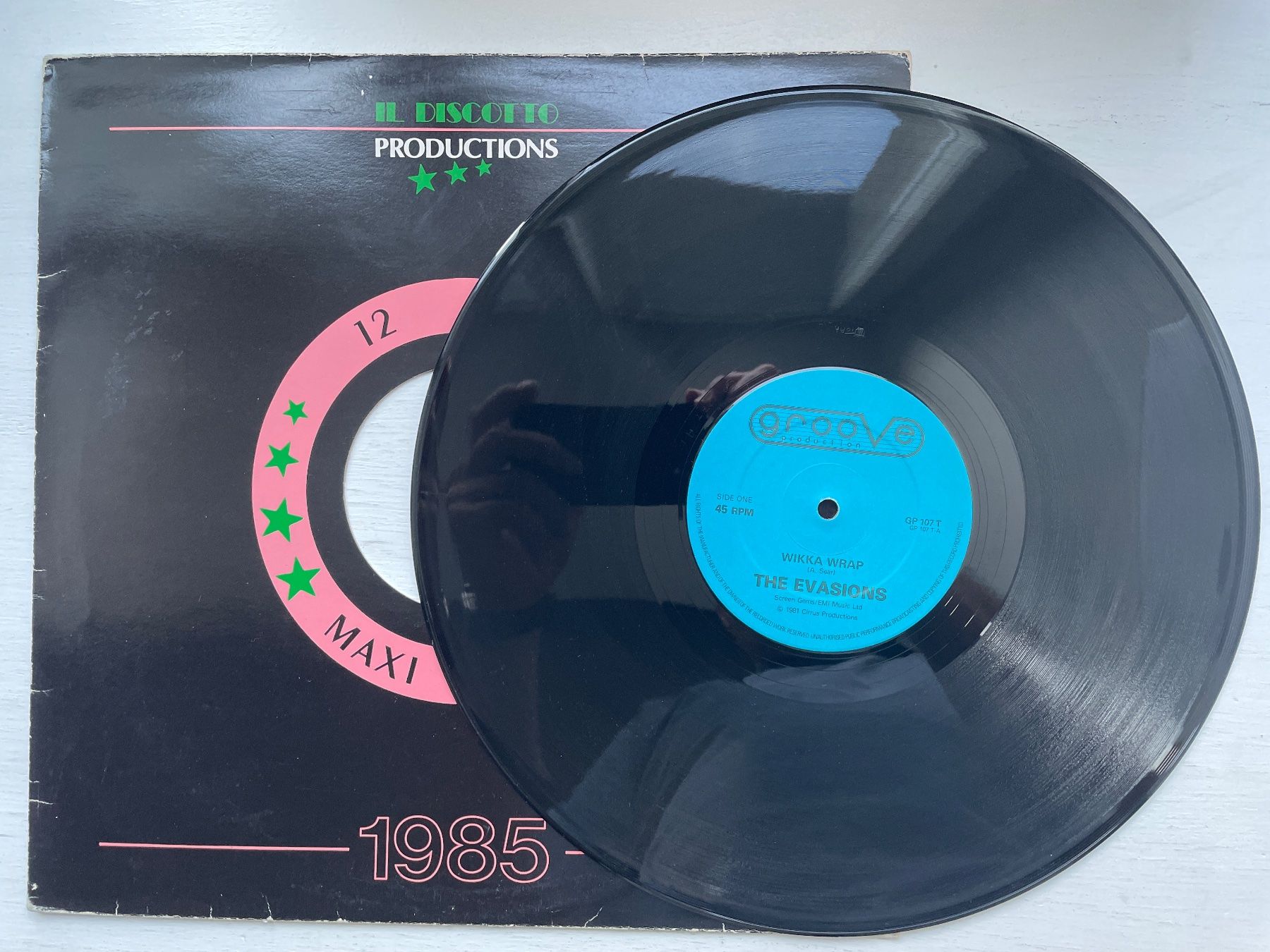 Dischi in vinile: Evasions - Wikka Wrap - 12" Maxi, 1981 – Usato da Zürich venduto da Andy_t71 1