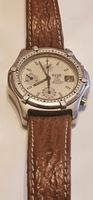 Chronograph Heuer 2000 Quartz Edelstahl Lederband gebraucht