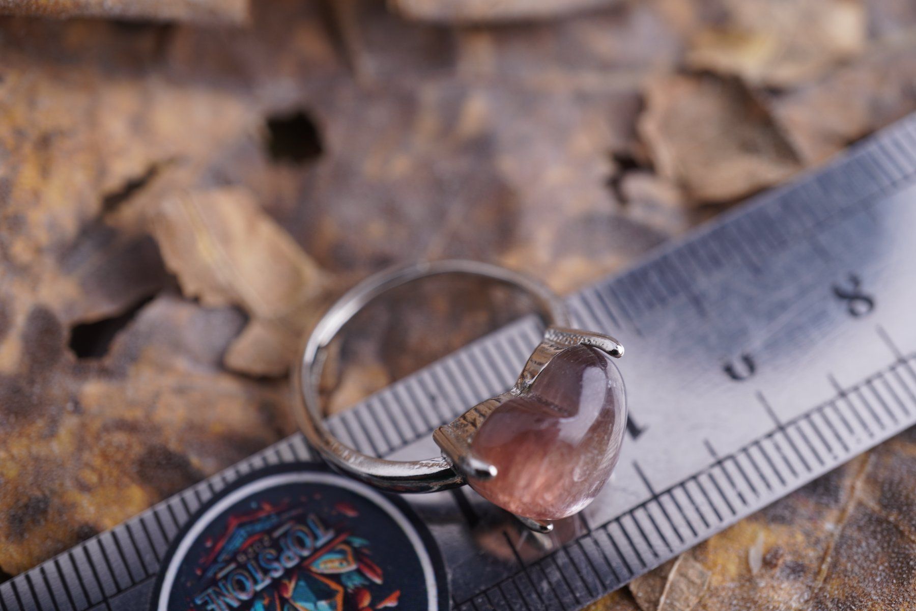 Minerali & Pietre curative: Lepidolith Herz   Variable Grösse   Ring   – Räumung  ab 1.- – Nuovo (secondo la descrizione) da Eschenbach SG venduto da topstone 4