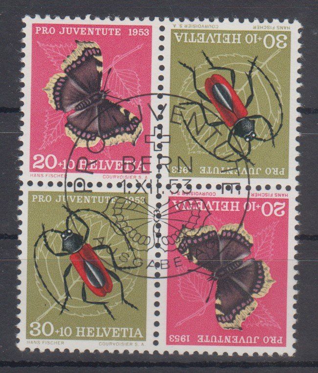 Alle Briefmarken: Pro Juventute Z41/II oblitéré 200.-- – Gebraucht aus Boécourt von Denteles66