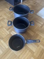 Kochtopf Set 3-teilig schwarz gebraucht