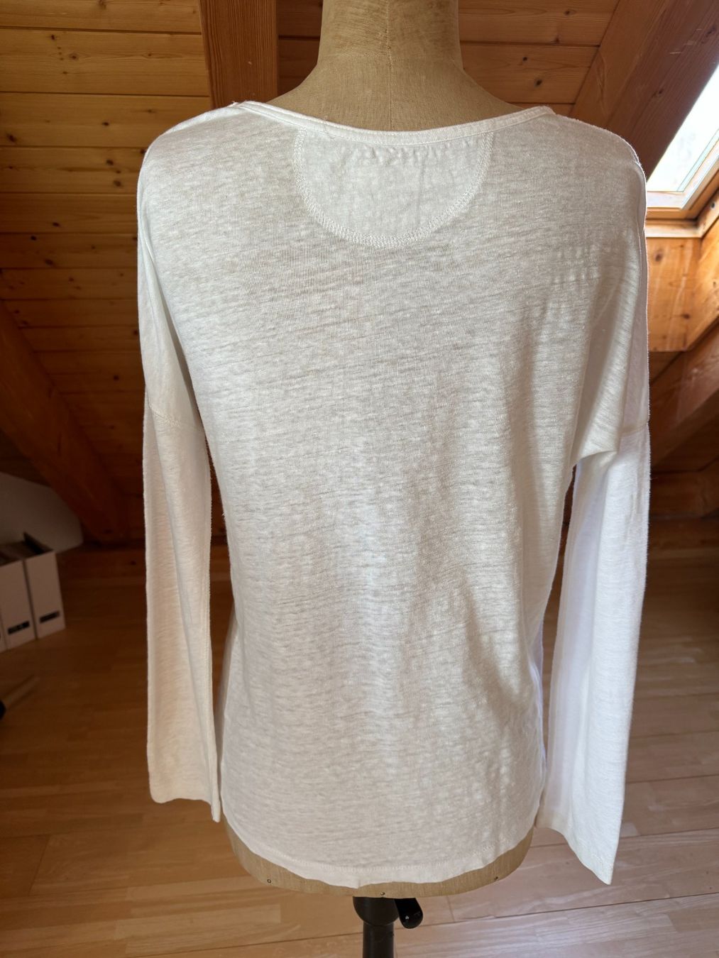Nile Pullover & Sweatshirts: Weisser Leinen-Pullover von Nile – Neu (gemäss Beschreibung) aus Stäfa von Mofi8712 3