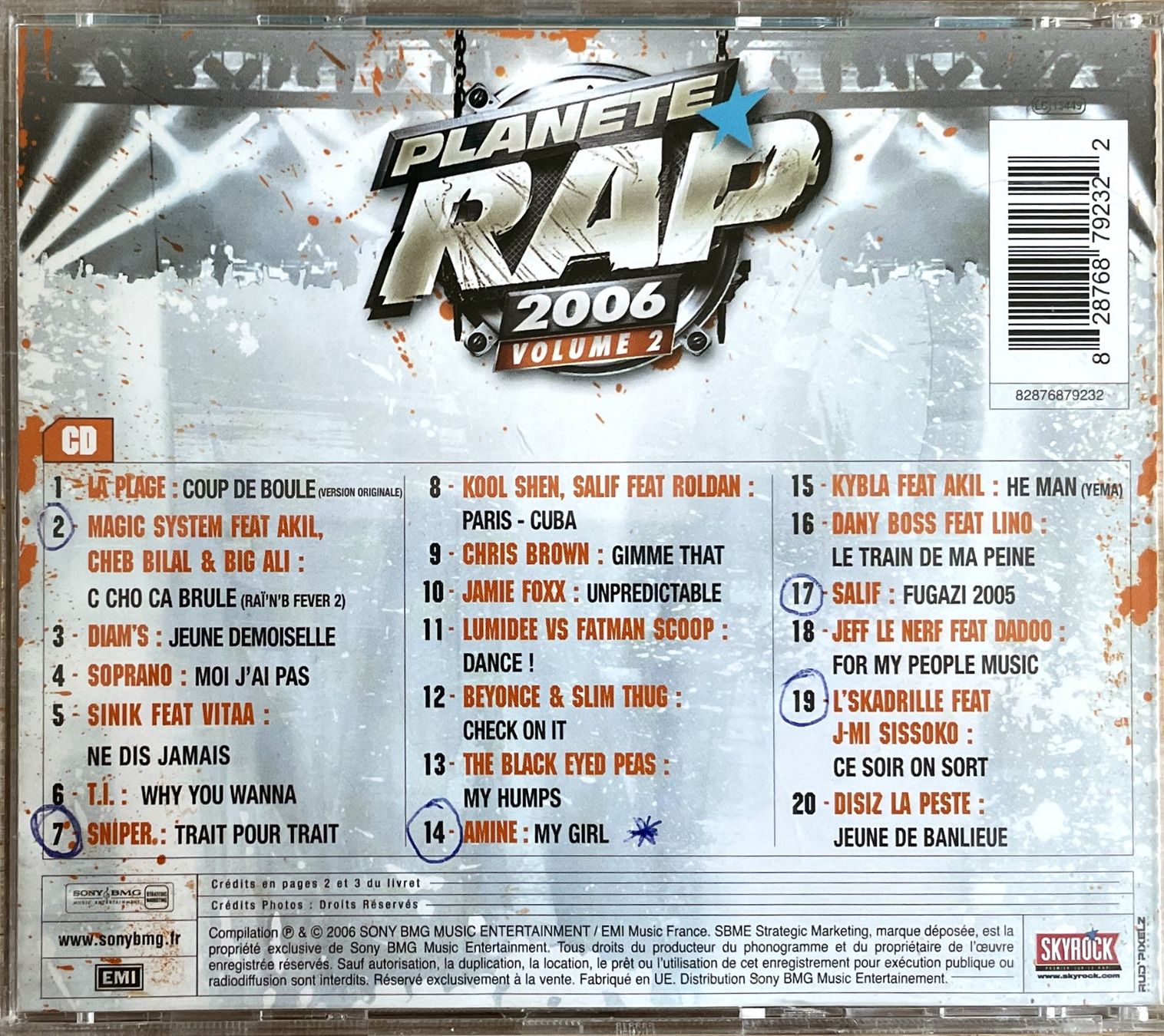 CD: Planète Rap & Rap Connection - 6 CD's & 2 DVD – Usato da Savagnier venduto da Ne2065 4