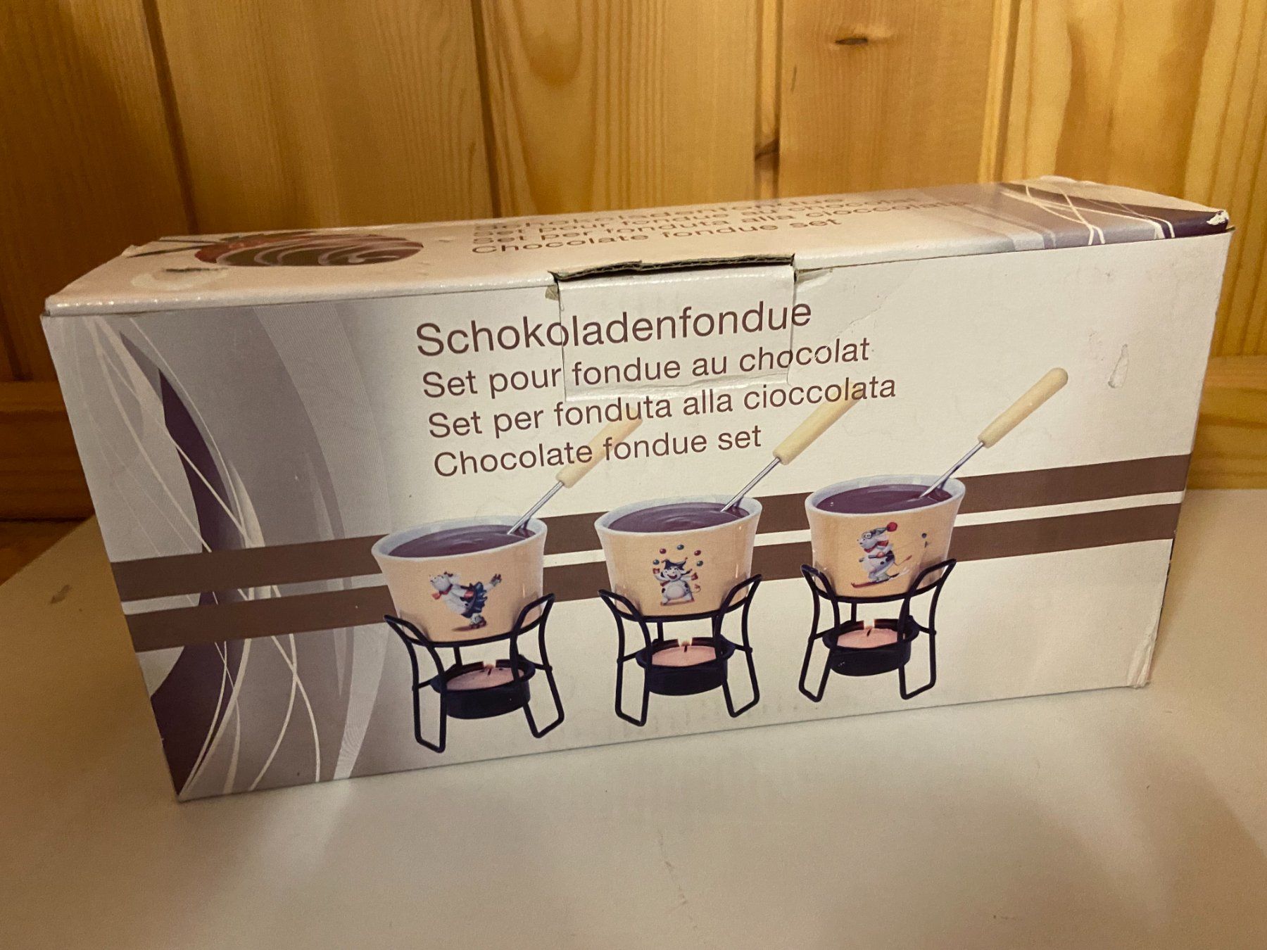 Set di piatti: Schokoladenfondue – Nuovo e nell'imballaggio originale da Werthenstein venduto da Sublix 2