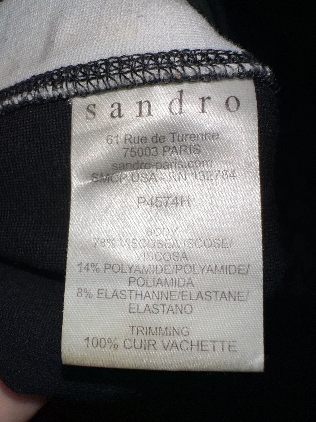 Sandro Leggings: Sandro leather leggings - Size 2 – Usato da St-Sulpice VD venduto da juhdu 6