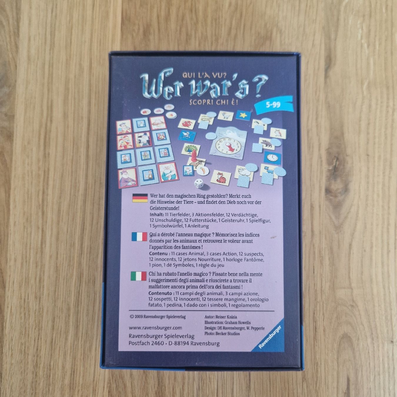 Ravensburger Giochi: Wer war's? Merkspiel – Usato da Binningen venduto da delfinx3 1