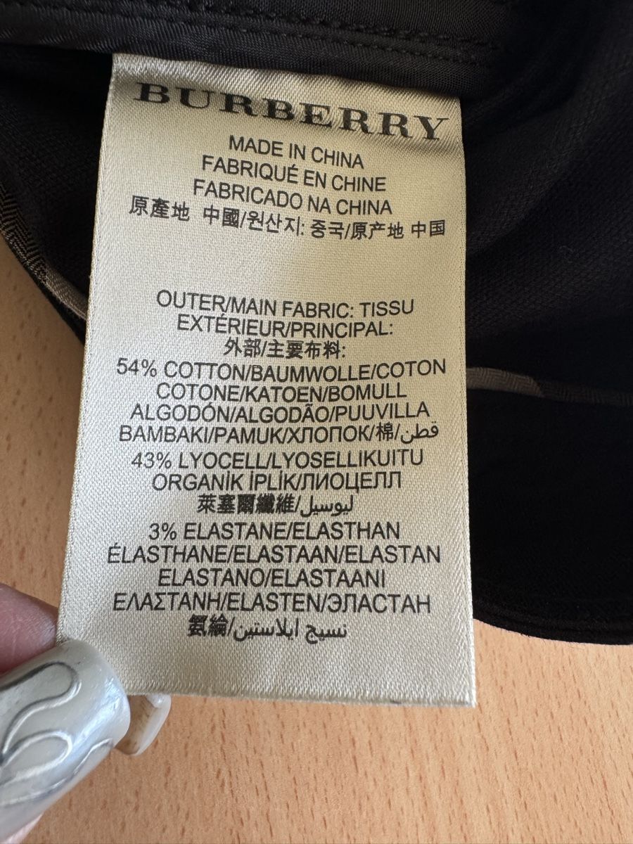 Burberry Röcke: Jupe Burberry Brit noire zippée, taille 36 – Neu (gemäss Beschreibung) aus Morges von sandy069 5