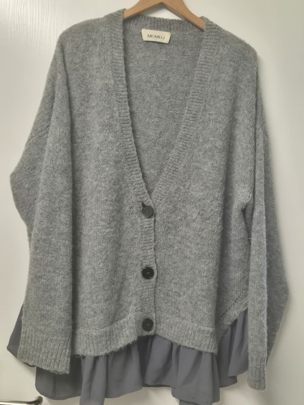 Giacche: Jacke mit Volans grau Gr. 44 – Nuovo (secondo la descrizione) da Anglikon venduto da wba8008