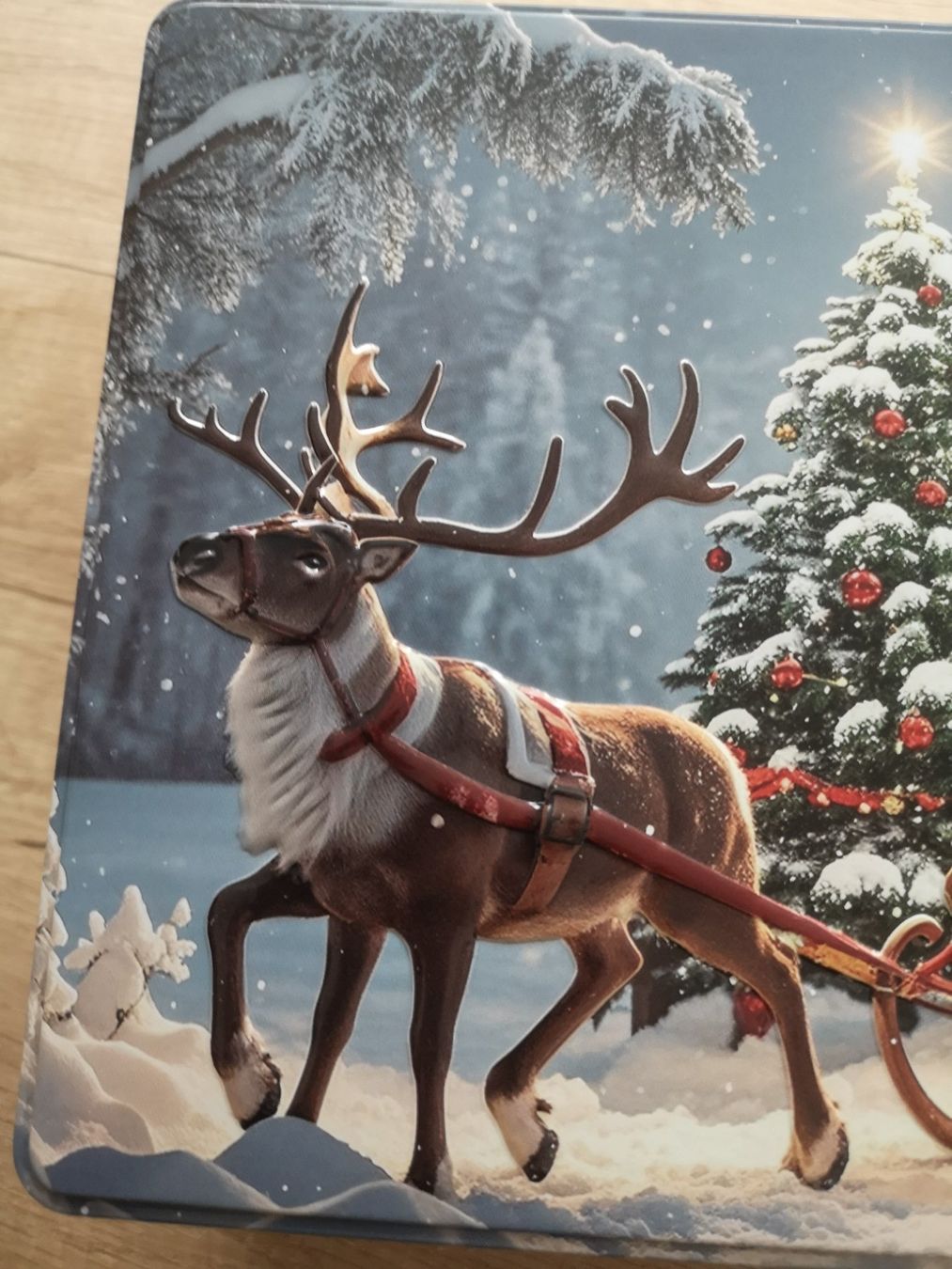 Contenitori & Simili: Weihnachts Guetsli Box Migros Rentier – Nuovo e nell'imballaggio originale da Mellingen venduto da Goldenspoon 2