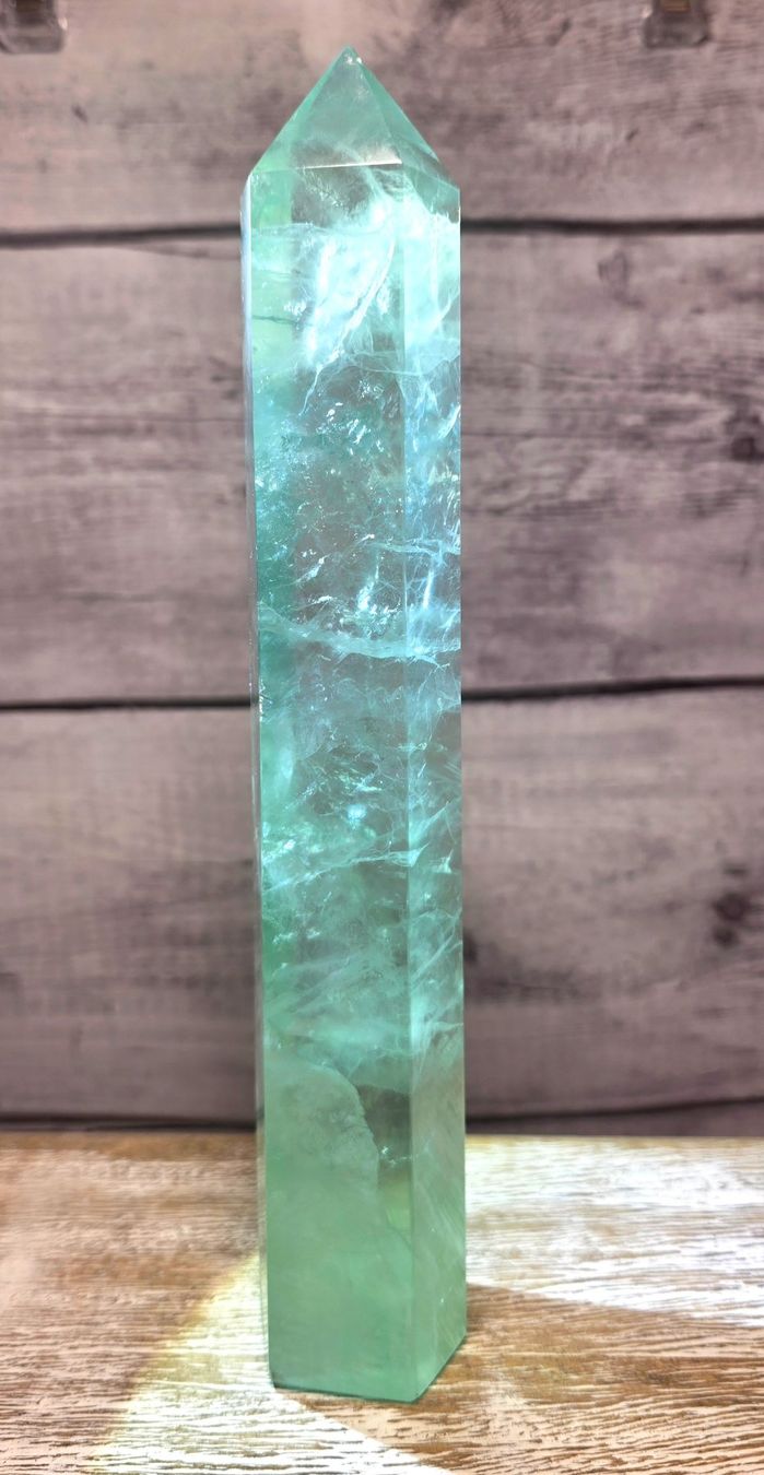 Minerali & Pietre curative: Schöner Fluorit Obelisk752g – Nuovo e nell'imballaggio originale da Matzingen venduto da Shay_Crystalz 1