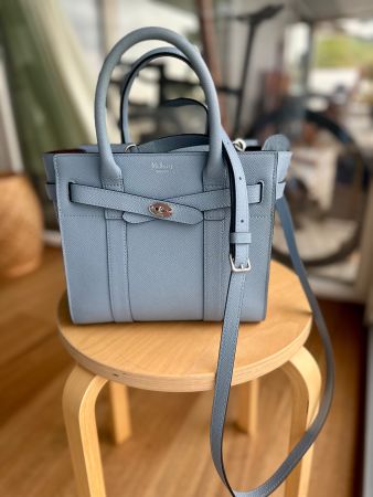 Mulberry Mini Zipped Bayswater,  hellblau