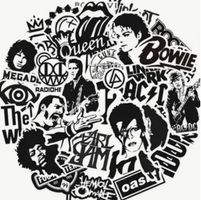 25 sticker Aufkleber Rock