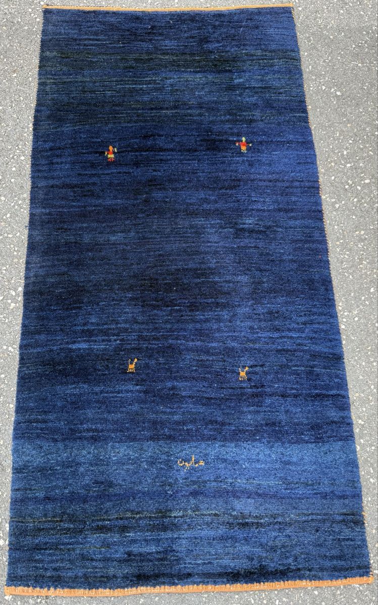 Gabbeh Teppiche: Wunderschöner Orientteppich Gabbeh 157x75.cm – Gebraucht aus Sempach von Star7 4