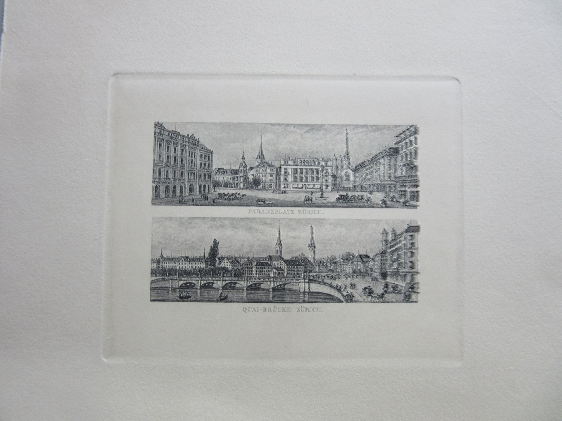 Incisioni: ZÜRICH (AQUATINTA) – Usato da Gersau venduto da grafik-kunst 1