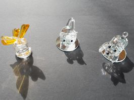 3 Glastierchen-Glücksbringer