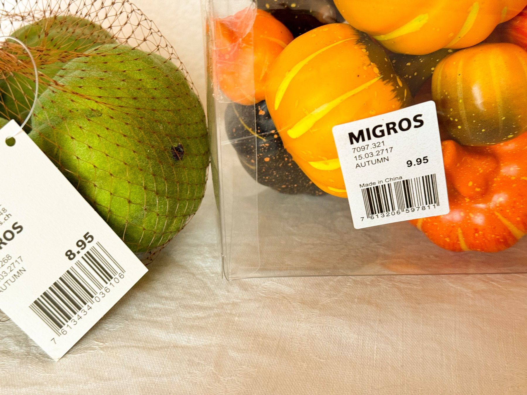 Migros Tutte le decorazioni: Herbstdeko-Set: Kürbisse, Aepfel, Herbstdekoration, Neu! – Nuovo (secondo la descrizione) da Galmiz venduto da ranunkel25 1