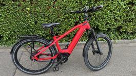 E-Bike Rot Marke HNF Nicolai - Riemenantrieb Grösse S 25km/h