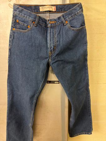 Herren Jeans Levi's 505 Regular Fit W30 L30 dunkelblau