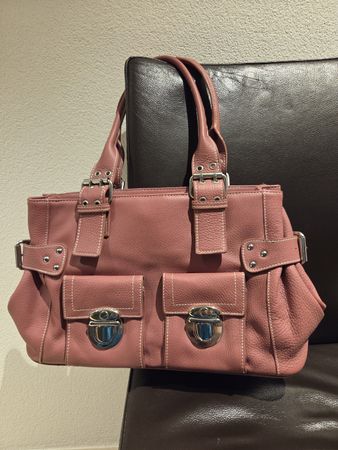 Abro Leder Handtasche altrosa, wie neu. Top Zustand
