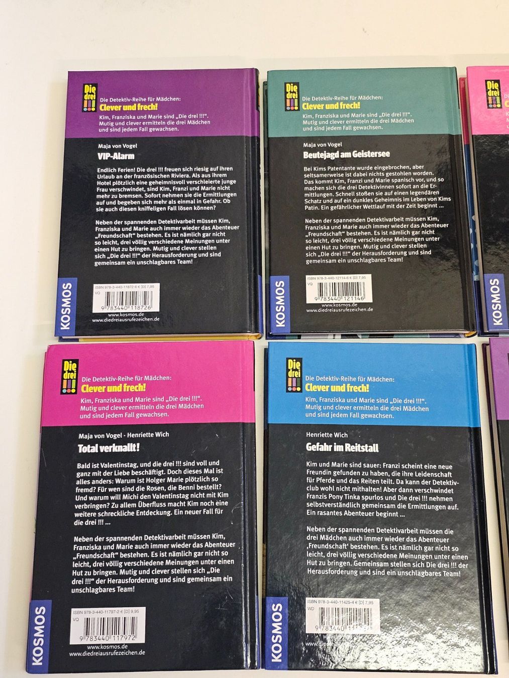 Libri: 11 "Die drei !!!" Bücher – Nuovo (secondo la descrizione) da Meisterschwanden venduto da Hummer21 1