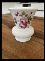 Kleine Coalport Bone China Vase - rosa Rosen