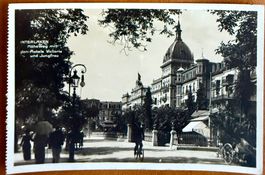 AK: Interlaken - Höheweg mit Hotel Victoria - Animée.