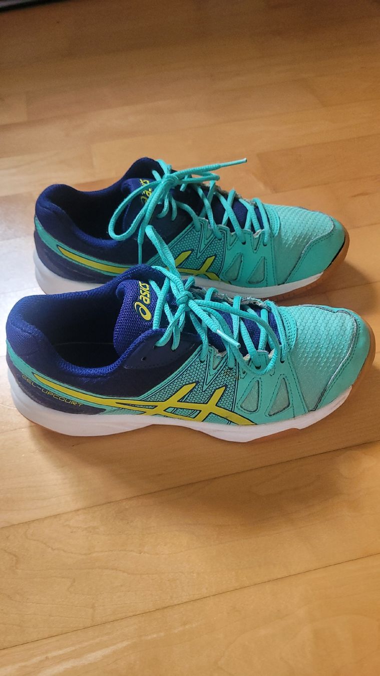 Asics Scarpe per ragazzi: türkisse Asics Hallenschuhe Gr.38 – Usato da Wettingen venduto da Granada007 3