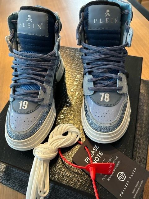Scarpe da donna: Philipp Plein-PHANTOM KICK$ HI-TOP SKULL – Nuovo e nell'imballaggio originale da Goldau venduto da filiorum 3