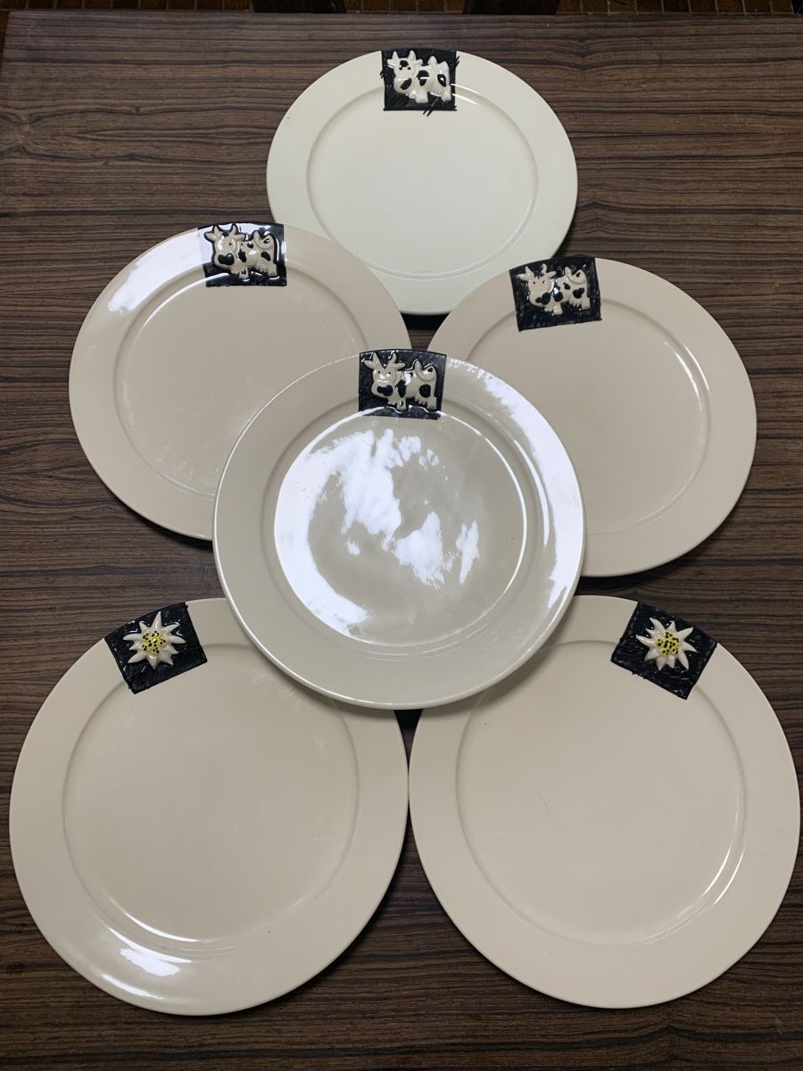 Assiettes: Fondueteller – D'occasion à Zürich par missi03