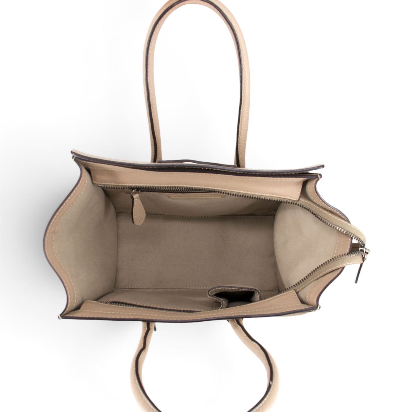 Celine Borse da donna: Céline Micro Luggage beige – Usato da Binningen venduto da Designerlabels 4