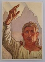 Bundesfeierpostkarte Nr.63 - 1936 - Schwörender Senn, gest.