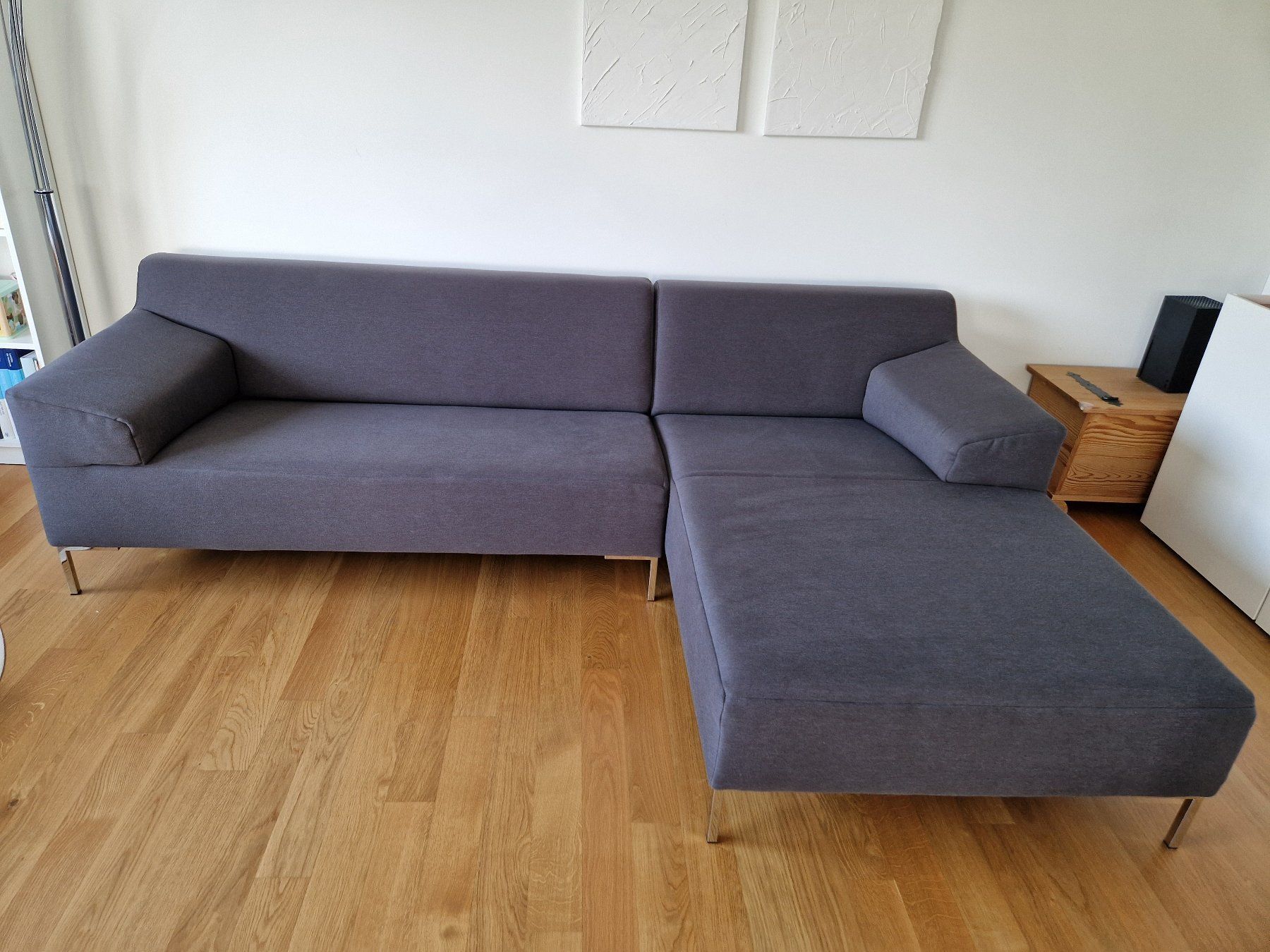 Freistil Rolf Benz Divani: Anthrazitgraues Ecksofa Rolf Benz Freistil 180 – Usato da Zürich venduto da kefmaster
