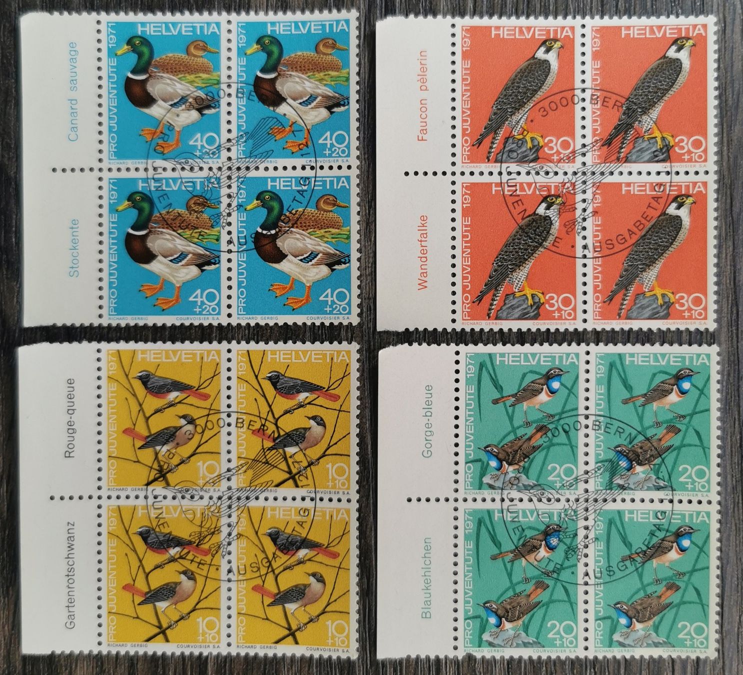 Tutti i francobolli: TR107 Bloc Timbre Suisse 1971 – Usato da Cousset venduto da Patrick_Collections