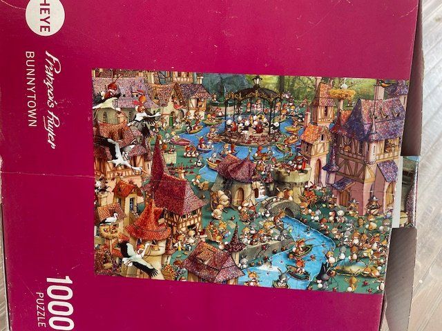Heye Puzzle: 1000er Puzzle: Bunny Town – Usato da Wermatswil venduto da TAndry 2