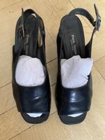 Elegante Paul Green Sandalen, Schwarz, Grösse 40, Sommer