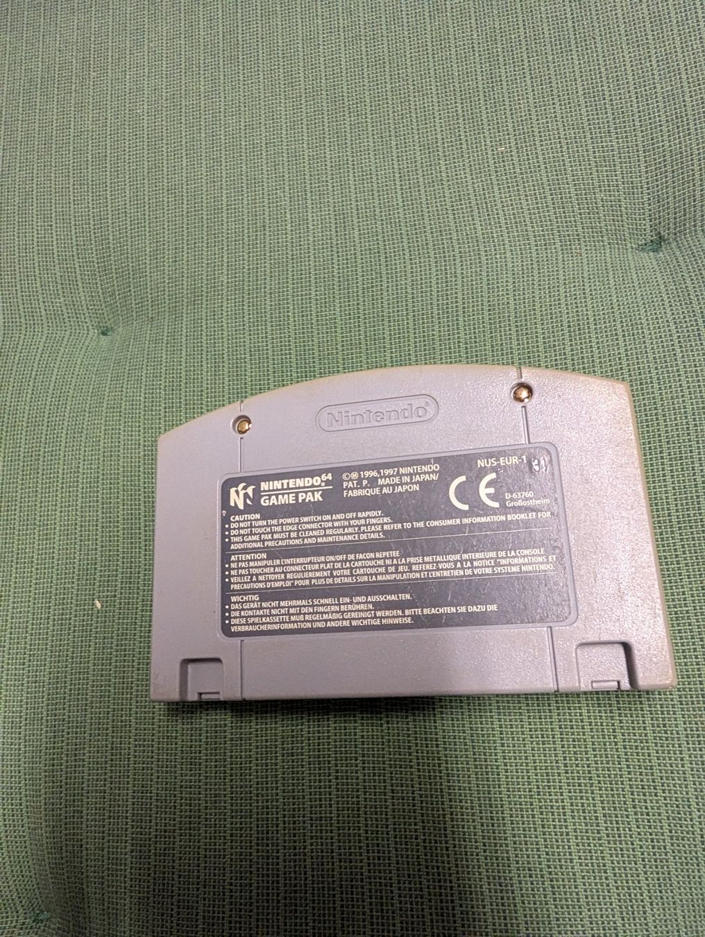 Giochi: F1 pole position Nintendo 64 – Usato da Giubiasco venduto da Ticinerd 1