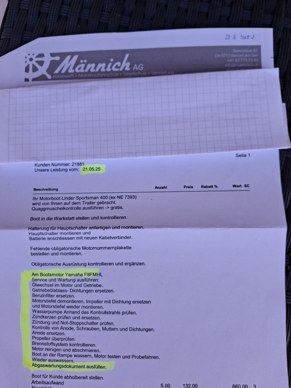 Yamaha Motori: Aussenbordmotor Yamaha 8 PS  – Usato da Bettwil venduto da andymen 5