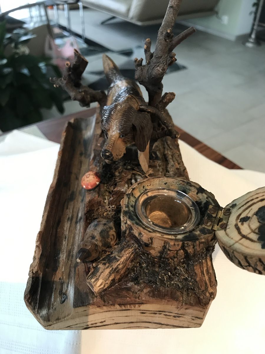 Autres antiquités ou arts: Holztintenfass – D'occasion à Schönenberg ZH par Roxana8820 2