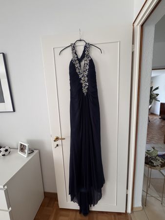 Abendkleid dunkelblau Grösse 36