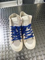 Adidas Human Race High Top Sneaker beige blau, Gr. 43 1/3